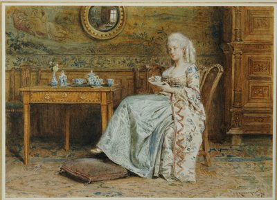 Ettermiddagste, 1876 av George Goodwin Kilburne
