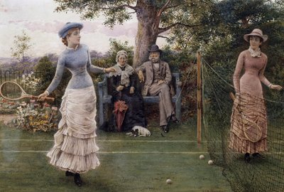 Tenniskamp av George Goodwin Kilburne