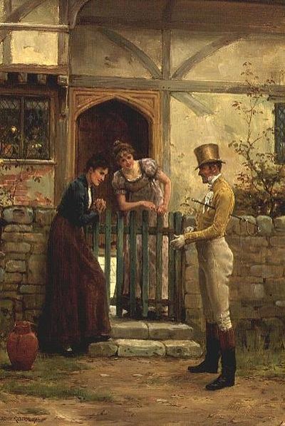 Den besøkende av George Goodwin Kilburne