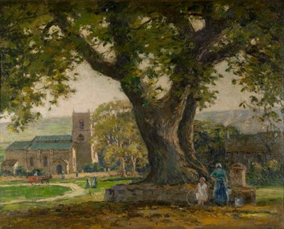 Wensley Village, Yorkshire av George Graham