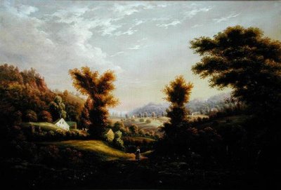 Girl on a Path (olje på lerret) av George Gunter Hartwick