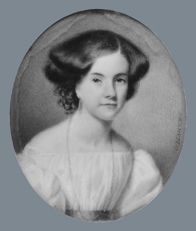 Portrett av en dame, ca. 1830. av George Harvey