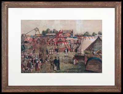 Croydon Fair, 1833 (fargestift) av George Hawkins