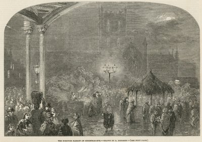 Borough Market, London, på julaften av George Haydock Dodgson