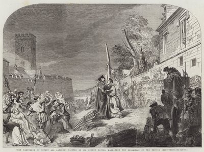 Martyrdommen til Ridley og Latimer av George Hayter