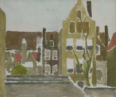 En gruppe hus av George Hendrik Breitner