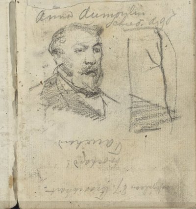 Tre og en mannsbyste av George Hendrik Breitner