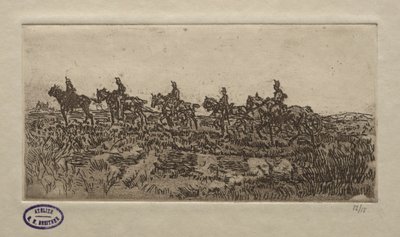 Kavaleriscene av George Hendrik Breitner