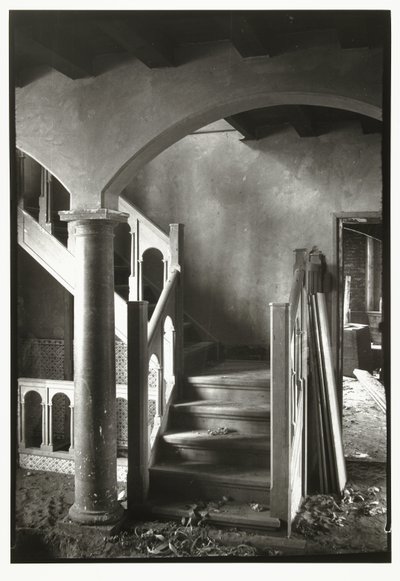 Hallen til Inter Quercus-huset i Aerdenhout, under bygging av George Hendrik Breitner