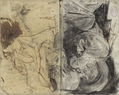 Drikkende mann i 1600-tallsklær og en sittende mann av George Hendrik Breitner