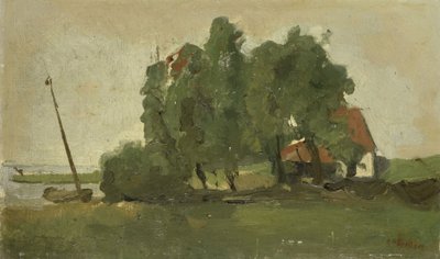 Gårdsgård av George Hendrik Breitner
