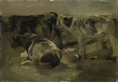 Fire kyr av George Hendrik Breitner