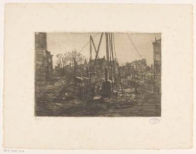 Pelearbeid i Raadhuisstraat i Amsterdam av George Hendrik Breitner