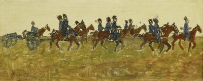Husarer på manøver av George Hendrik Breitner