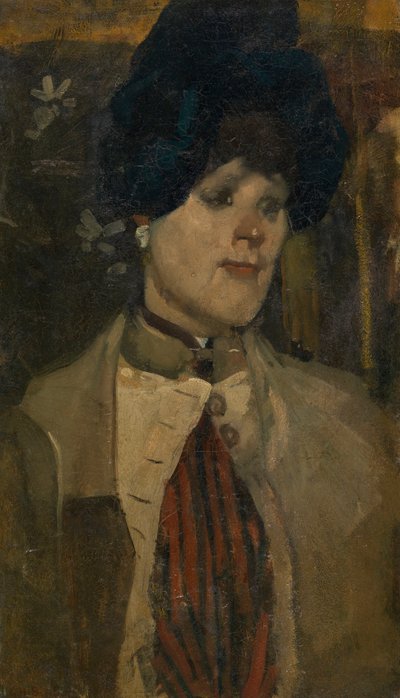 Portrett av en sangerinne av George Hendrik Breitner