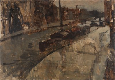 Prinsengracht nær Lauriergracht, Amsterdam av George Hendrik Breitner