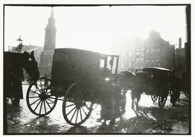 Vogner på Dam-plassen i Amsterdam av George Hendrik Breitner