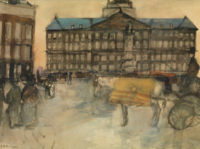 Rådhuset i Amsterdam av George Hendrik Breitner