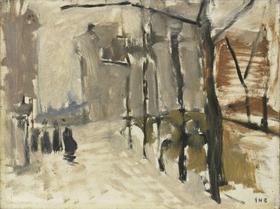 Utsikt i Haag (?) av George Hendrik Breitner