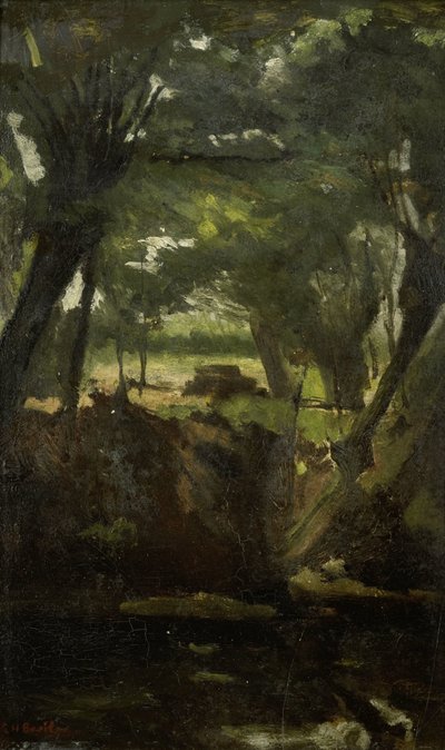 Utsikt i skogen av George Hendrik Breitner