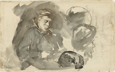 sittende gutt av George Hendrik Breitner