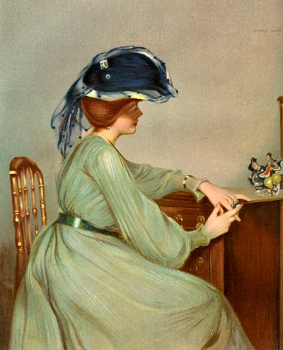 Det blå sløret, 1904. av George Henry