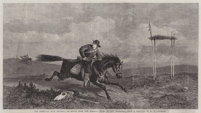 American Pony Express, på vei fra Missouri-elven til San Francisco av George Henry Andrews