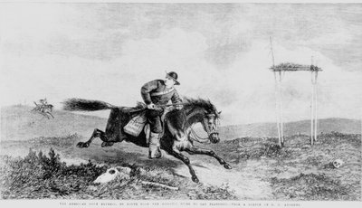 American Pony Express, på vei fra Missouri-elven til San Francisco av George Henry Andrews