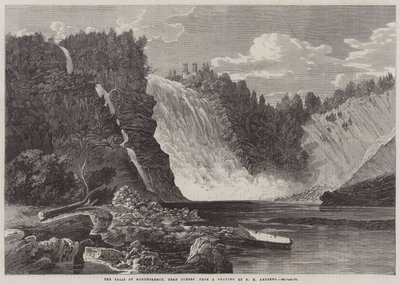 Falls of Montmorency, nær Quebec av George Henry Andrews