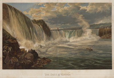 The Falls of Niagara (chromolitho) av George Henry Andrews