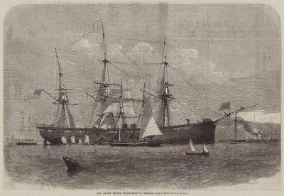 USAs Steam-Corvette, Niagara av George Henry Andrews