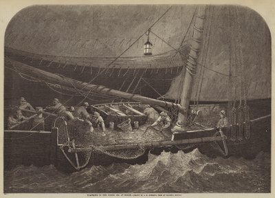 Tråling i Nordsjøen om natten av George Henry Andrews