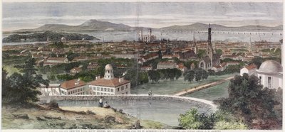 Utsikt over byen Montreal, Canada øst av George Henry Andrews