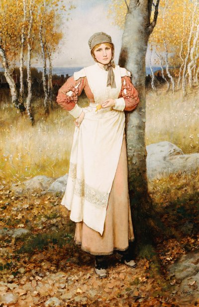 En rose i New England av George Henry Boughton