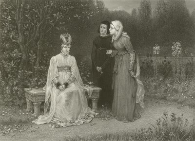 Dronning Isabella og hennes damer av George Henry Boughton