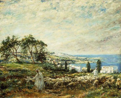 Vinterkveld, av George Henry Boughton
