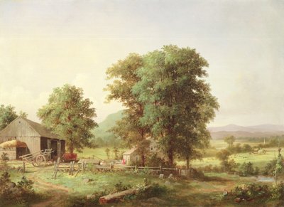 Sommerlandskap, 1862 av George Henry Durrie