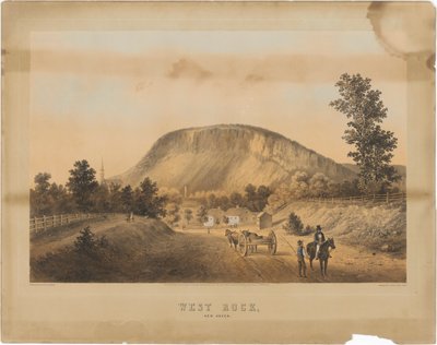 West Rock, New Haven av George Henry Durrie