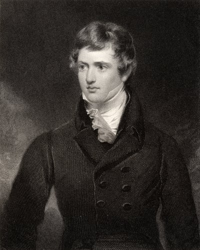 Edward George Geoffrey Smith Stanley, gravert av H. Robinson, fra 