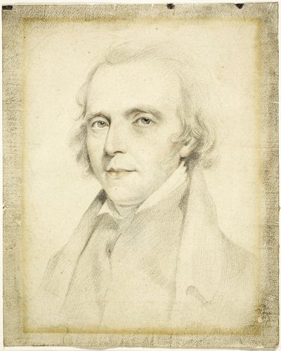 Portrett av John Flaxman, RA av George Henry Harlow