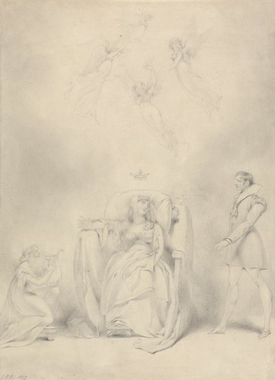 Dronning Katherines drøm av George Henry Harlow