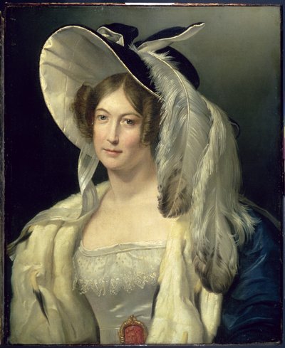 Victoria May Louise, hertuginne av Kent (1786-1861), ca. 1830-40 av George Henry Harlow