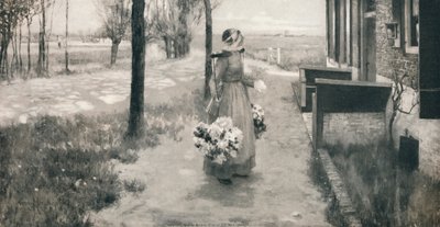 Blomsterjente i Holland, 1887, 1912 av George Hitchcock