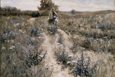 Flukten til Egypt, 1892. av George Hitchcock