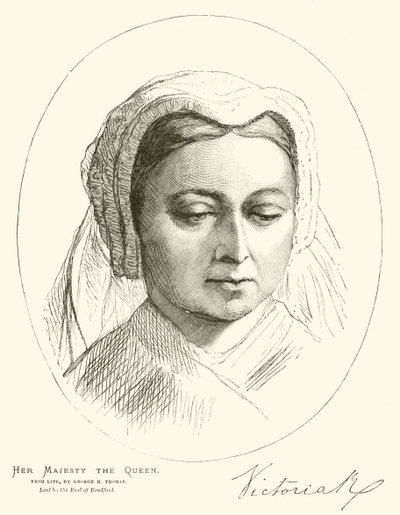 Dronning Victoria av George Housman after Thomas
