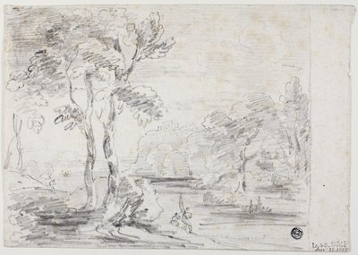 Arkadisk landskap, 1805 av George Howland Beaumont