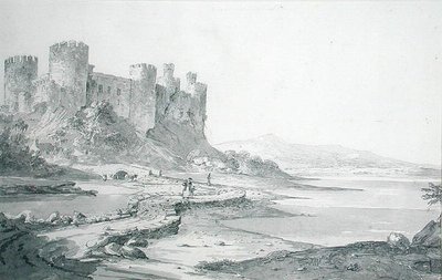 Conwy Castle av George Howland Beaumont