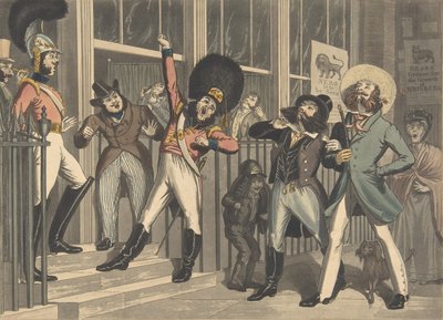 The Rival Whiskers, ca. 1824. Skapere: George Hunt, Theodore Lane. av George Hunt, Theodore Lane