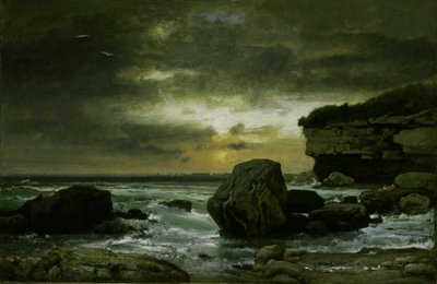 En marinesoldat, ca. 187475. av George Inness