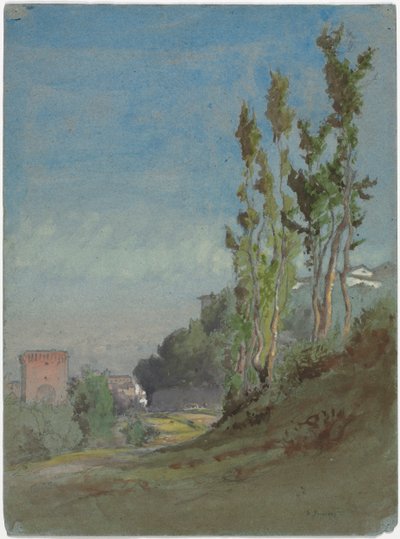 Albano, Italia, ca. 1872. av George Inness
